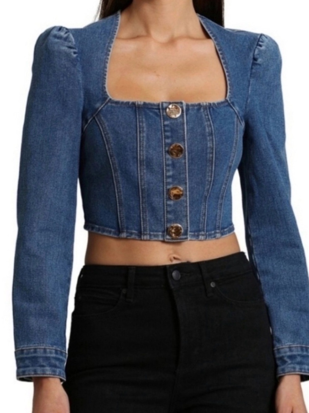Avec Les Filles Jean corset top